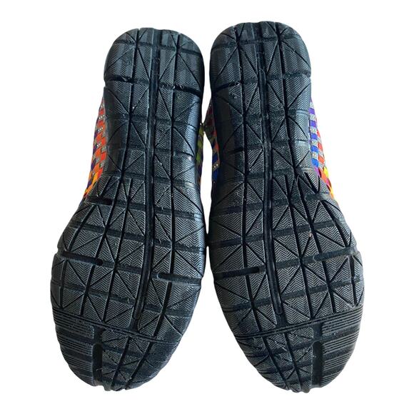 CORKYS Sidewalk Flat Ballerina Woven Multicolor Round Toe Shoe Lightweight 7 EUC - Picture 6 of 9